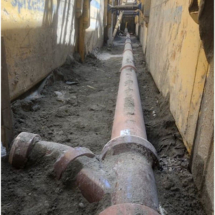 Układanie sieci kanalizacji sanitarnej z kamionki_1 Układanie sieci kanalizacji sanitarnej z kamionki_1