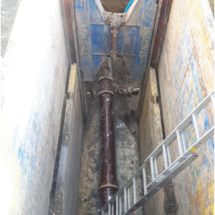 Układanie sieci kanalizacji sanitarnej z kamionki_2 Układanie sieci kanalizacji sanitarnej z kamionki_2